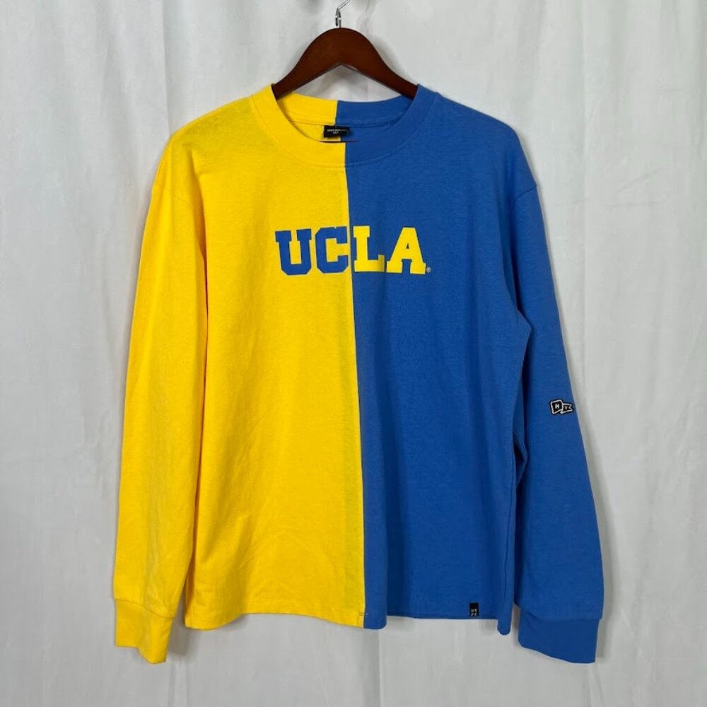 UCLA Hype and Vice Color Block Long Sleeve Shirt Size L